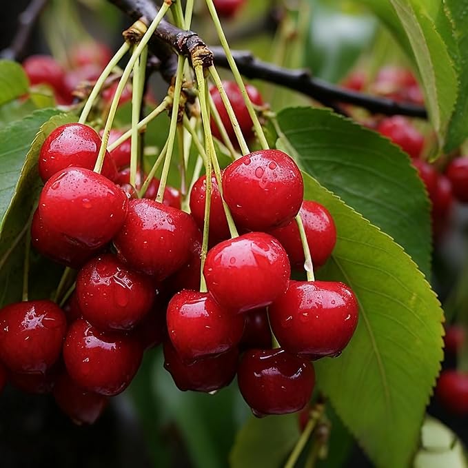 1500+ Fruit Tree Seeds Mixed for Planting, 6 Varieties, 400 Strawberry 200 Blueberry 300 Raspberry 300 Mulberry 200 Cranberry 20 Cherry, Non-GMO Heirloom Seed for Garden Outdoor