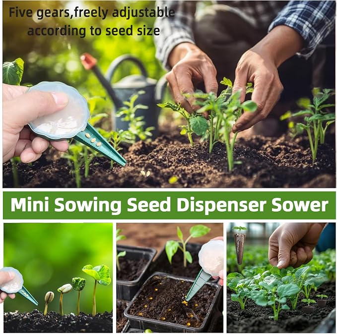 100pcs Grow Sponges Kit for Hydroponics,Replacement Seed Starter Pods Compatible with AeroGarden,50pcs Pod Labels,1 Seeder,Highly Breathable - Indoor Garden Growing System for Most Brands