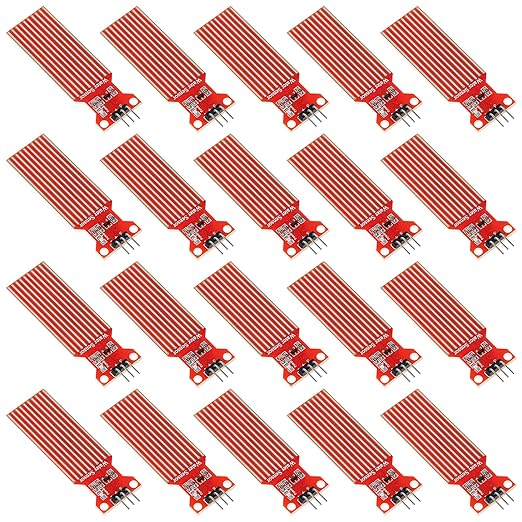 20pcs Water Level Sensor Module Droplet Water Sensor Rainwater Liquid Detect Depth for Arduino Raspberry Pi