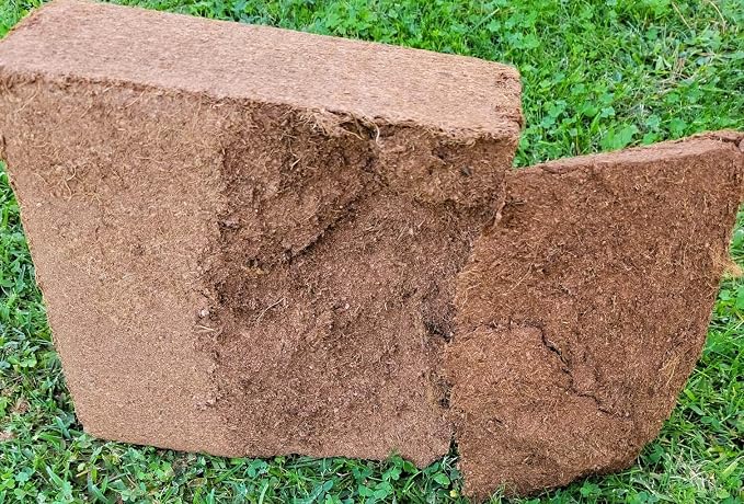 Nutrifield Coco Coir Mega Brick 4-Pack 45 Pound Block Compressed Coir Nutrifield Premium Coco is Pre Buffered with Calcium, RHP Quality, Coconut Coir for Garden