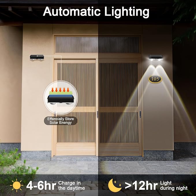 Solar Fence Lights Outdoor 16 Pack, Warm White & Cool White & 6 Colored+RGB Color Changing, High Bright LED Spot Lens Deck Lights Dusk to Dawn for Backyard Stair Railing Patio Wall, IP65 Waterproof