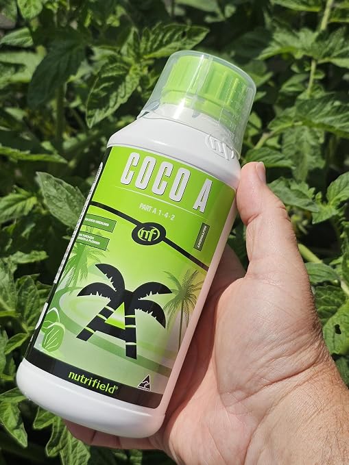 Nutrifield Coco Coir Mega Brick + Coco A&B Liquid Plant Nutrients 500ml