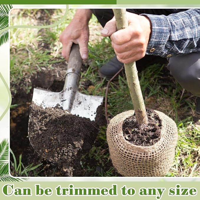 150 ft Long Erosion Control Blanket, Soil Saver Mesh Jute Straw Blanket 40" x 50 Yards - 500 Sq. ft. Coverage, Garden and Landscape Cover, Mulch, Slope Stabilizer, Seed Protector