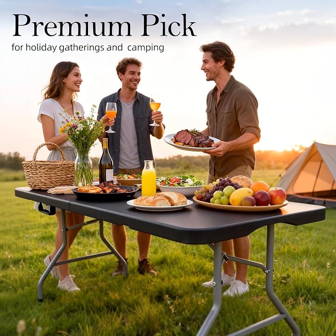 RUIE Folding Table (5ft Black)