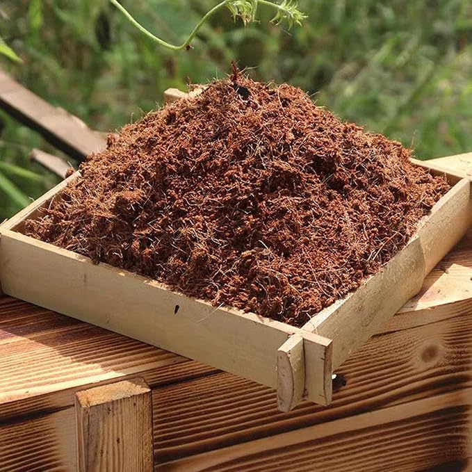 Coco Coir Brick for Plants-2 Pack Premium 100% Organic Peat Moss Mix with Low EC & pH Balance Plant Soil Enhance Root