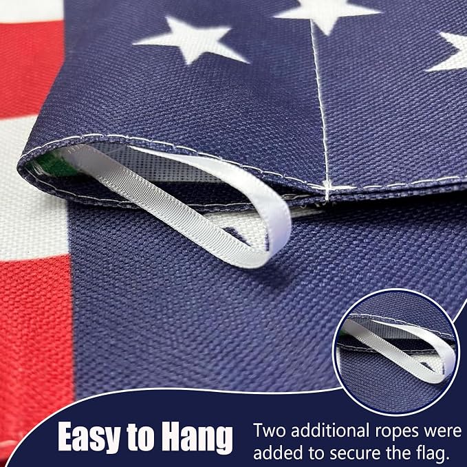 American House Flag 28x40 Inch Indoor Double Side American Garden Flag Banner Large USA Garden Flags for House Yard Indoor Outdoor Decoration