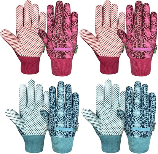 Gardening Gloves,Women Yard Work Garden Glove,Gifts | Thorn Proof,Puncture Resistant,Touchscreen,Gift,Leather,Spandex