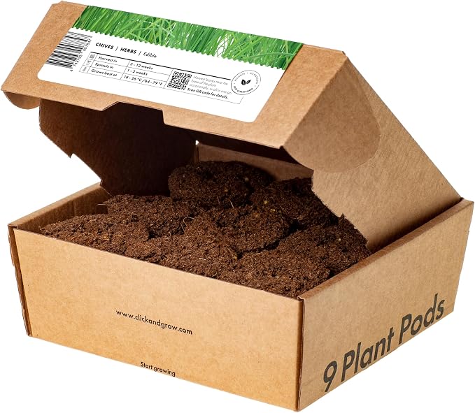 Click and Grow Smart Garden Chives Plant Pods, 9-Pack