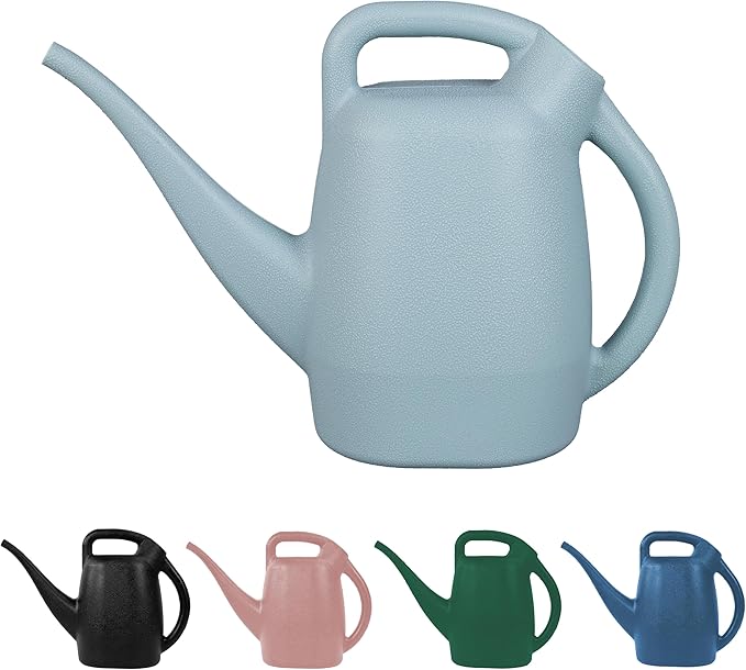 Chapin 48007 Watering Can, Garden, Indoor and Outdoor Plants, Recycled Plastic, Made in USA, 1/2 Gallon, Sky Blue