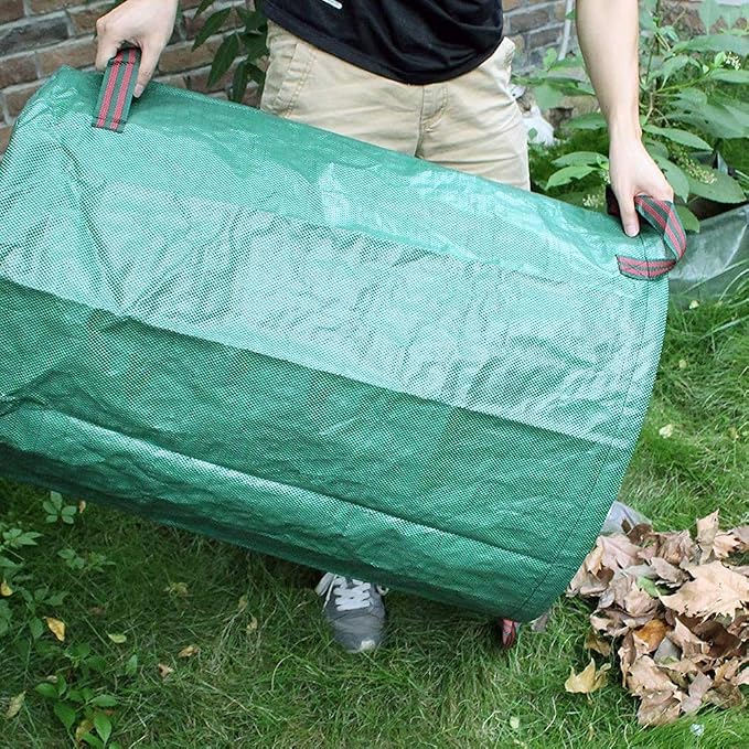 IME Reusable Gardening Lawn Leaf Bag, 272L, Green, 1 Count