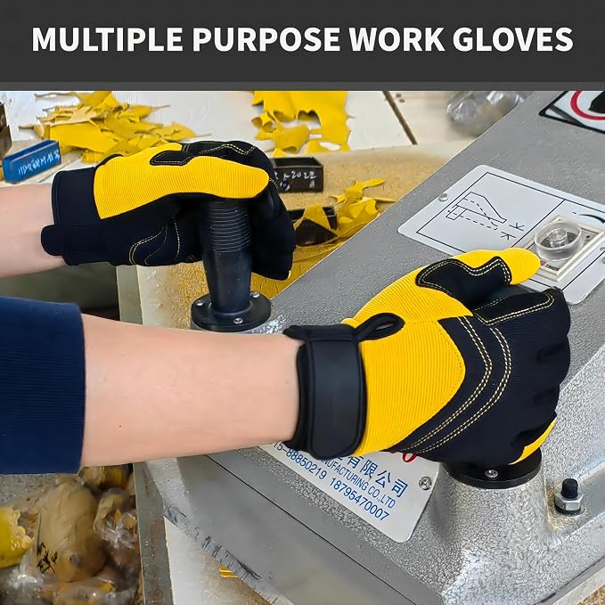 Gardening Gloves,Women Yard Work Garden Glove,Gifts | Thorn Proof,Puncture Resistant,Touchscreen,Gift,Leather,Spandex