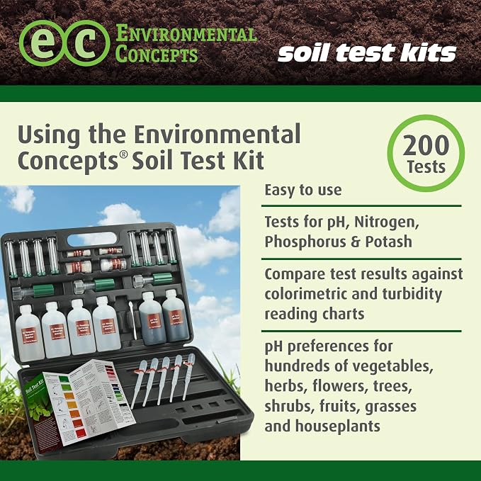 Luster Leaf Products Luster Leaf 1665 Professional Soil Kit with 200 Tests, Green