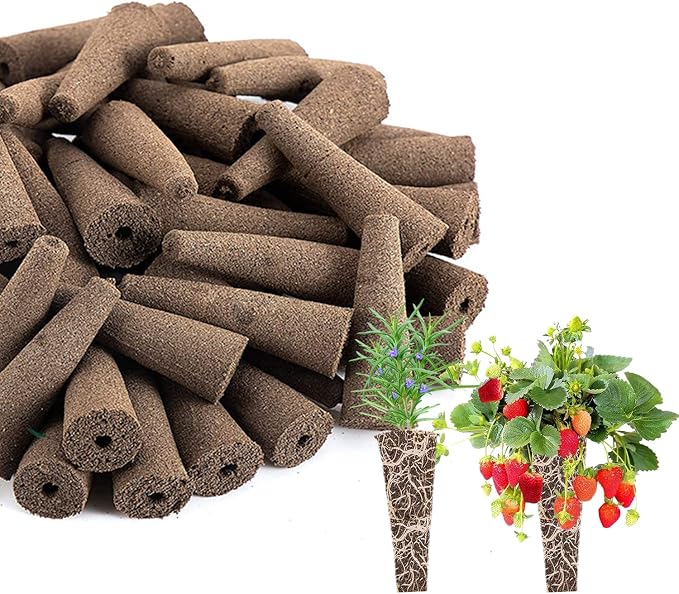 Grow Sponges for Use with AeroGarden, Plant Growing Plugs Sponges for Hydroponic Plants Growth, Pack of 50