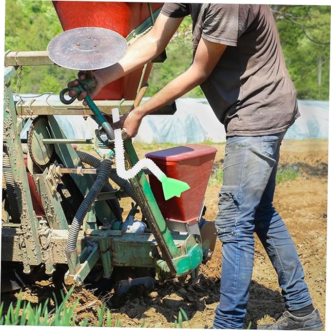 Seed Drill Tube Kit Plastic Seeder Tube for Garden Farm Machines Seed Planter Accessories Drill Parts Uniform Distribution