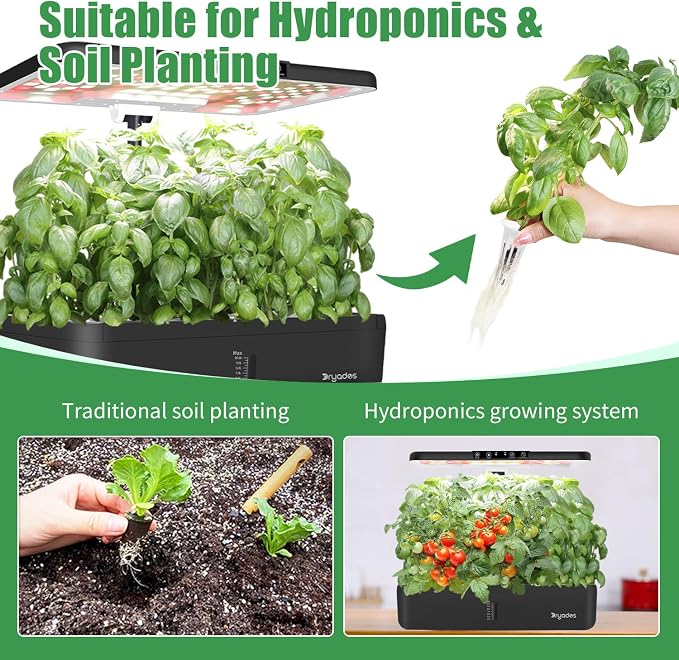 79 Pcs Seed Pod Kit Compatible with Aero Garden Ahope Garden Z243 - Grow Anything Kit for Indoor Garden Hydroponics Growing System with 24 Grow Sponges, 12 Grow Baskets, 12 Domes, 30 Labels