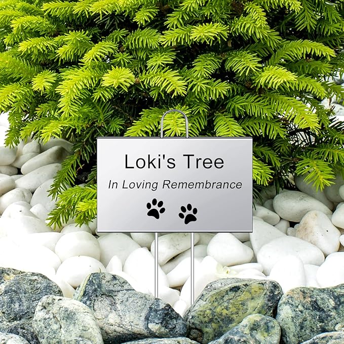 Landhoow 30 Pcs Large Garden Plant Markers Metal Plant Labels Sign 6'' x 4'' with 11'' Stake Weatherproof Waterproof Garden Sign for Outdoor Seedlings Herbs Vegetable Greenhouse, Silver