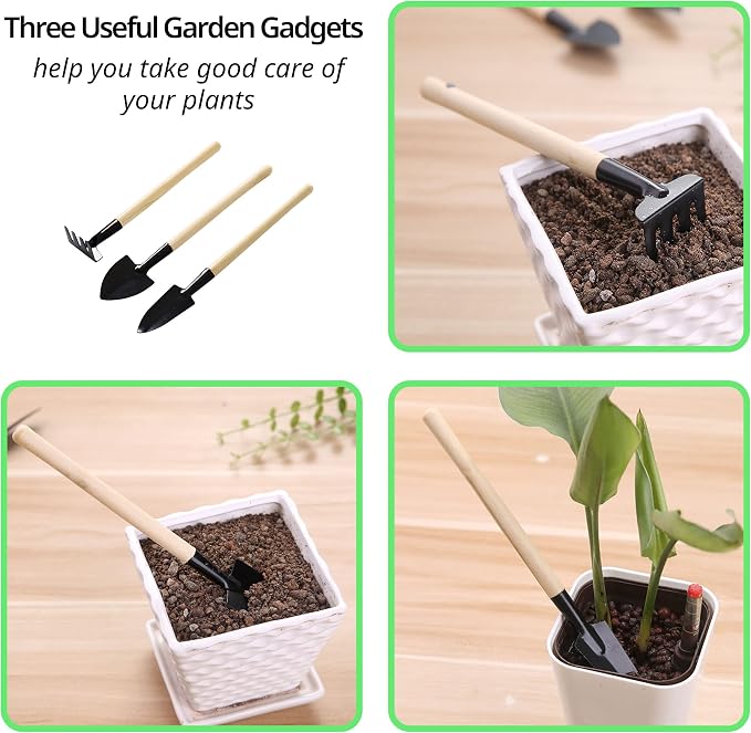 Plant Saucer, 7 Pack 8 10 12 14 15 Inch Durable Plastic Plant Trays for Pots, White & Black Round Plant Pot Saucers, Drip Tray for Indoor and Outdoor Garden (8", for 5 6 Inch Pot)