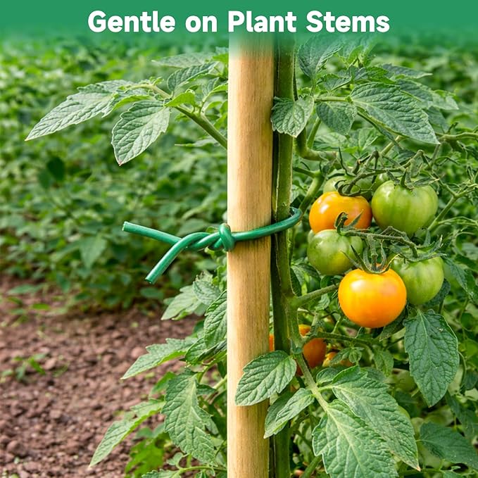 KINGLAKE Green Garden Wire with Pliers - 66 Feet 2.5mm Garden Ties Soft Plant Twist Ties Plant Wire for Climbing Plants Tomatoes Support Vines Vegetables Flowers Indoor & Outdoor Gardening Training