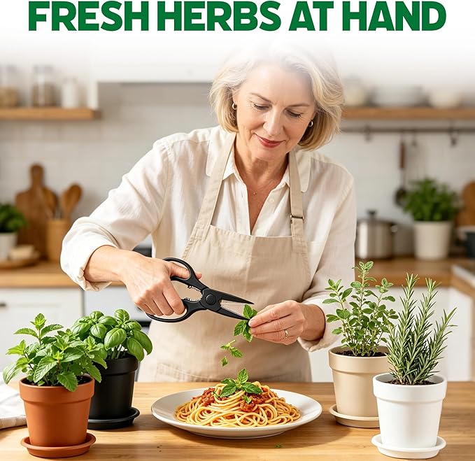 12 Herb Garden Kit Indoor, Complete Kitchen Window Herbs Seeds Growing Starter Set Kit Gardening Gift Birthday Housewarming Christmas Gift for Women Her Mom Men Home Chefs Gardener Beginner