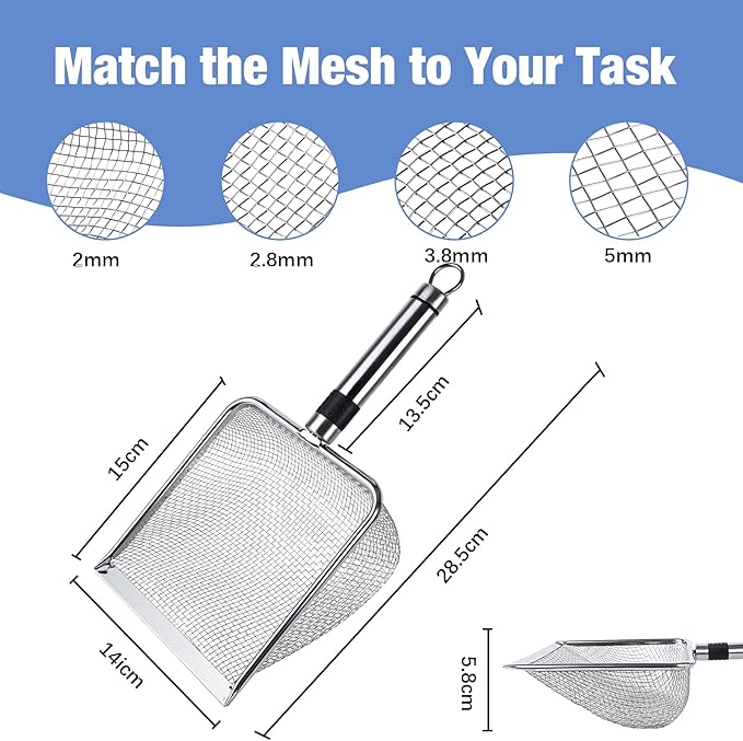 Gardening Soil Sifter (4 Set, 2/2.8/3.8/5mm)