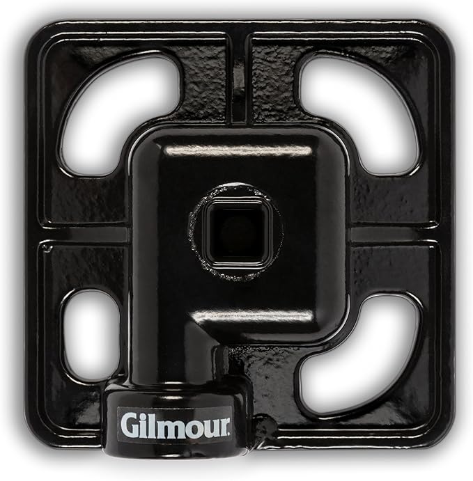 Gilmour Stationary Spot Sprinkler, 900 Sq Ft Cast Iron Metal Garden Sprinkler for Small Areas, Square Sprinkler for Gardens and Flowerbeds