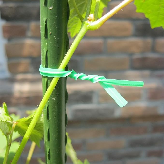 Gardzen 300 pcs 12" Twist Ties, Reusable Coated Wire Plant Ties, Ideal for Sealing Plastic Bags, Bread Bags, Organizing Cords, Gardening Activities