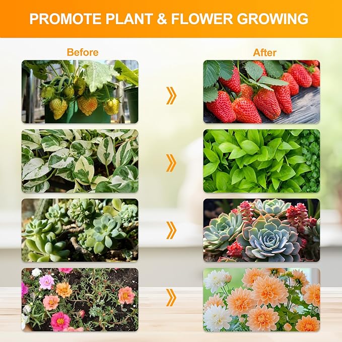 FECiDA 2026 Desk Grow Lights for Indoor Plants, Full Spectrum Tabletop Grow Lights for Seed Starting, Seedlings, Bonsai, 5 Modes 4/8/12/16/20 Hr Timer, 25 Watt Bright Enough, 16"-24" Height Adjustable