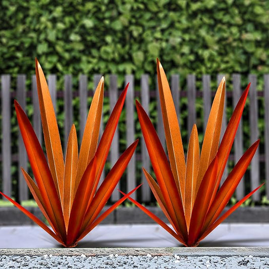 Homight Metal Country Tequila Sculpture DIY Plant Home Decor Garden Ornament Indooutdoor Statuette Patio Lawn Stake Decoration Gift