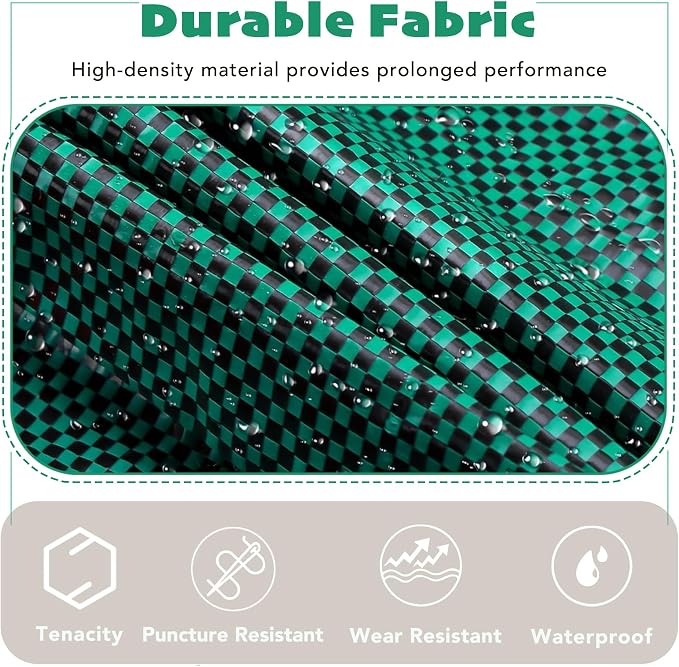 72 Gallon Yard Waste Bags with 1 Pair Garden Gloves, 2 Pack Leaf Bags Reusable with Reinforced Handles, Heavy Duty Lawn Trash Bag for Party and Camping Trash Recycling