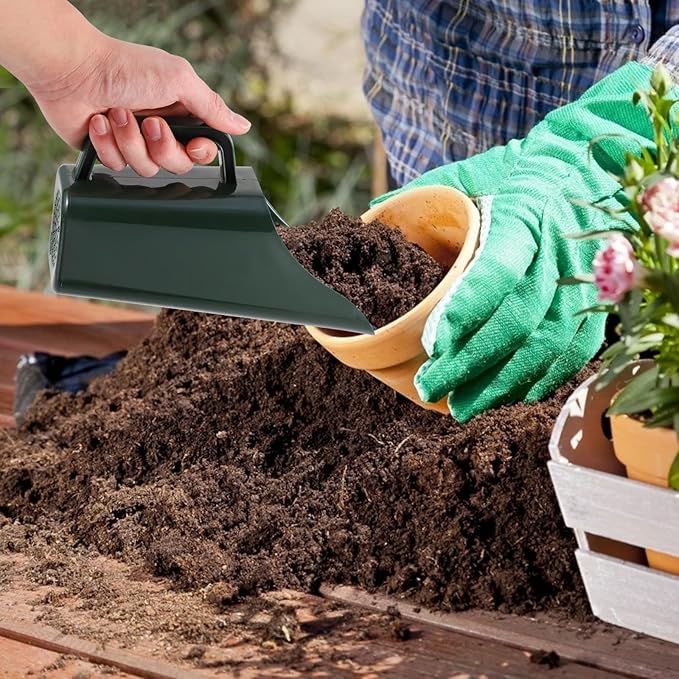 GANAZONO Plastic Soil Scoop Garden Cultivation Scoop Hand Scoop Hand Garden Scoop Trowel Shovel Cultivation Tool for Digging up Transporting Soil