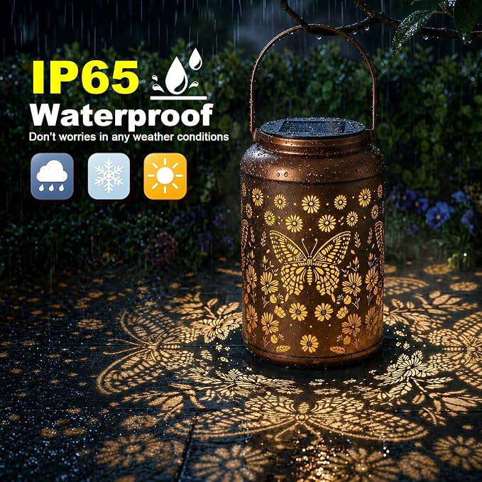 Cawalap Birthday Day Gifts for Women, Cat Solar Lanterns Outdoor