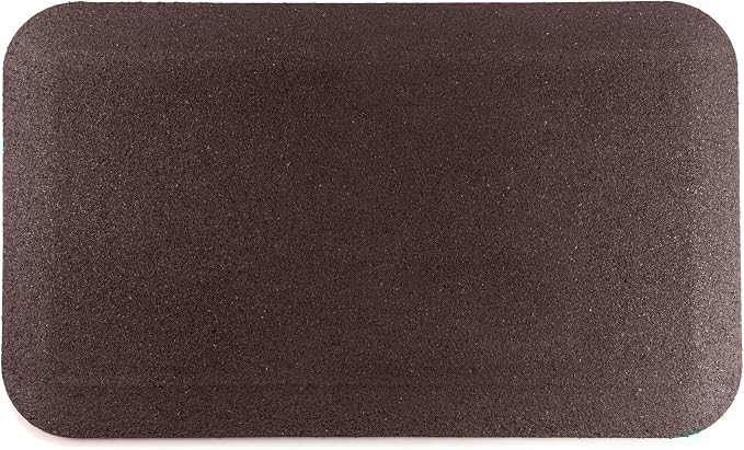 Playsafer Playground Safety Rubber Wearmat for Swingsets and Slides - 1" Thick X 24" W X 40" L (1 Pack, Brown)