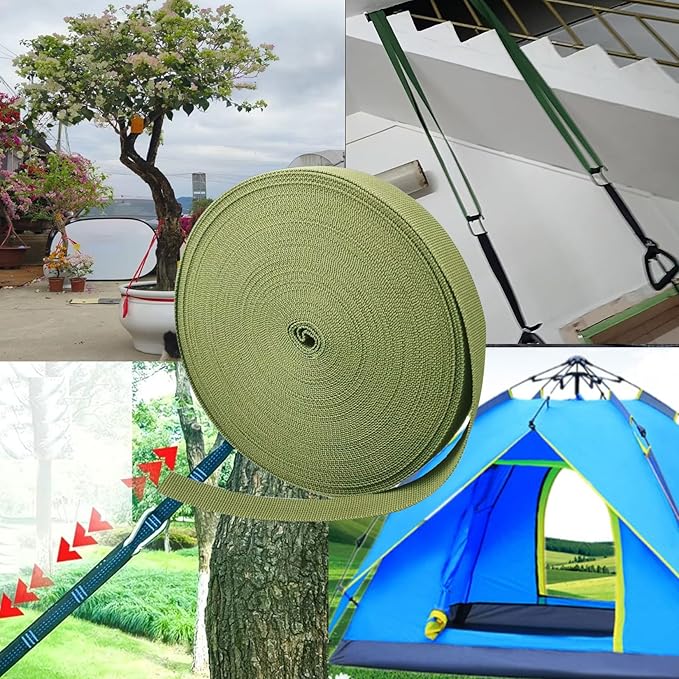 1 Roll 65.6 Feet Tree Tie for Plant Support Garden Strap 1 Inch Width Staking and Guying Material 1,800 Lbs Strength (Purple)