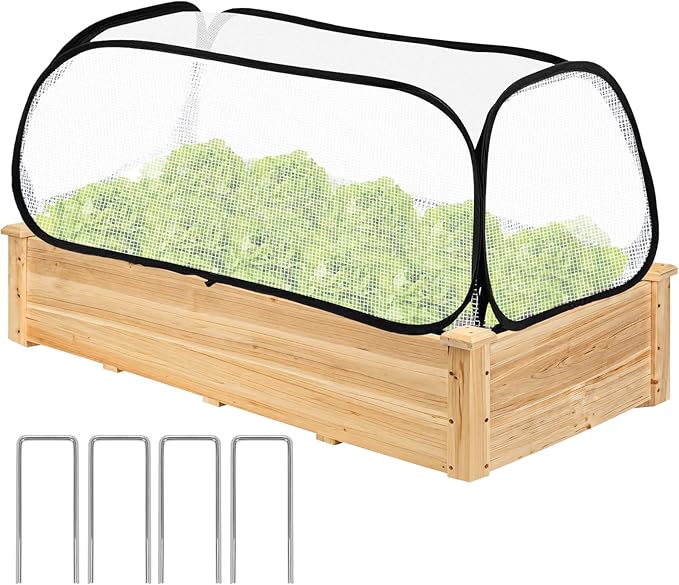 ANGAR Garden Covers for Raised Beds, Garden Row Plants Cover Accelerator, Freeze Protection Greenhouse Cover for Raised Garden Beds Protecting Seedlings Fruits Vegetable Rows