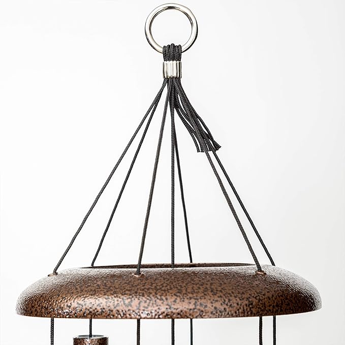 Corinthian Bells 30 Inch Copper Vein Wind Chimes for Outside, Deep Tone Memorial Outdoor Wind Chime, Made in USA