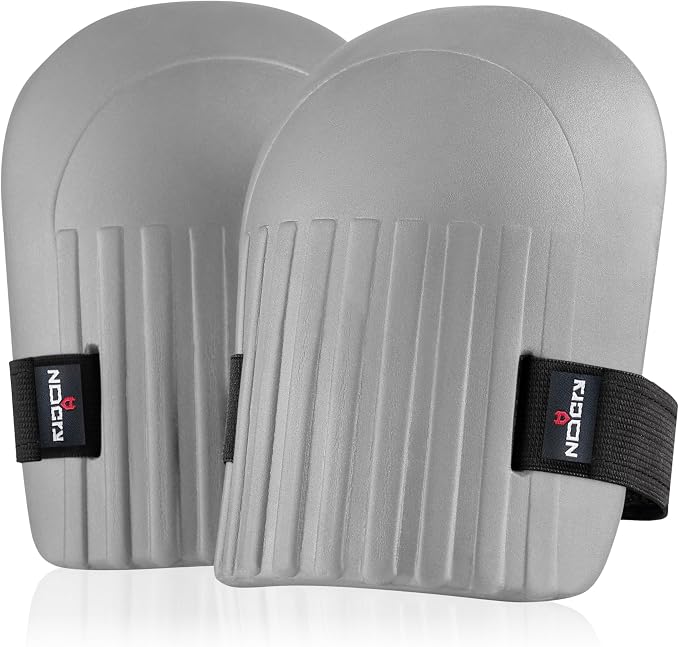NoCry Gardening Knee Pads for Women and Men – Waterproof Foam Padding in a Lightweight Yet Durable Design; Easy to Wear with Adjustable Elastic Hook-and-Loop Straps – Ideal for the Garden and Yard Work