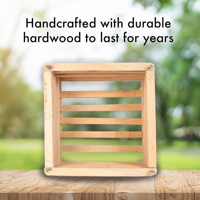 Better-GRO Cedar Slat Vanda Basket - 6 inch Square