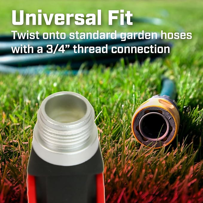 Chapin 6-9479: Deluxe 1-Way Shutoff Hose Connection, Fits Standard Garden Hoses, Metal and Plastic Construction with Shut-Off Valves, Leak-Free, High Volume Water Flow for Landscaping and Outdoor Use