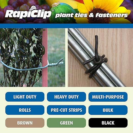 Luster Leaf 858 Rapiclip Soft Wire Tie, Green, Light Duty, 32 Feet