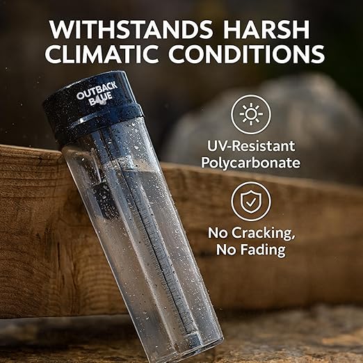 Professional Rain Gauge - 11" High Capacity Precipitation Measure Tool, Accurate to 0.01 Inch, Weather Resistant, Easy Read, for Garden, Farm, Meteorology - Australian Made