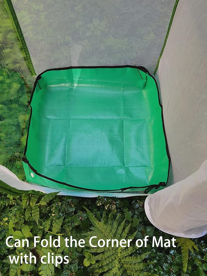 Butterfly Habitat with Poo Poo Platter, Monarch Butterfly Cage with Poo Poo Tray Mat 24 Inches Tall