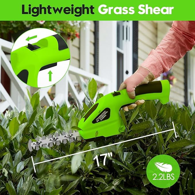 20000 RPM Brushless Electric Weed Wacker Cordless, 12'' Wheeled Weed Eater Battery Powered Brush Cutter, 4-in-1 Grass Trimmer Stringless Weed Trimmer Lawn Mower Edger W/Wheel Metal Blade Battery