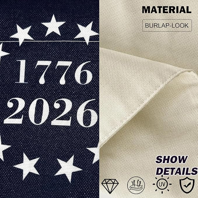 FRF USA 250th Anniversary Betsy Ross Garden Flag 12x18 Inch 1776-2026 Double Sided 13 Colonies Yard Flag, 250 Celebration Patriotic American Garden Decor for July 4th
