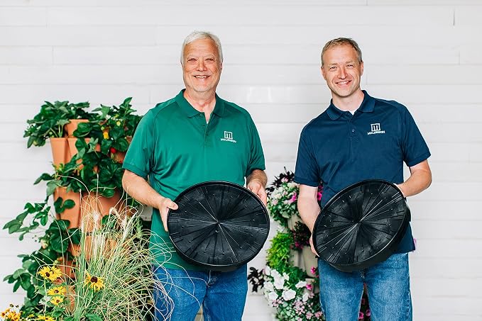 Greenstalk Universal Ultimate Spinner Base with Wheels Great for Rotating and Moving Large Planters and Pots
