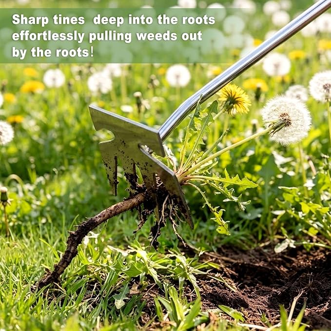 Weed Puller Tool, Weed Pulling Tool, Weeding Tool, Garden Tools, Weed Remover Tool, Stainless Steel, Anti-Detachment, Gardening Essentials, Gardening Hand Tools for Backyard Planting Weeding