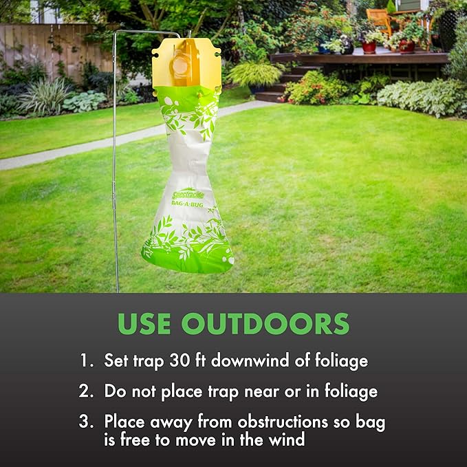 SpectracideBug Japanese Beetle Trap Disposable Bags, 6 Count (Pack of 12)