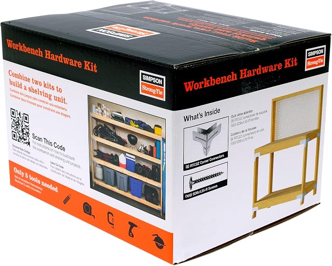 Simpson Strong-Tie WBSK Workbench and Shelving Hardware Kit (2-Pack)