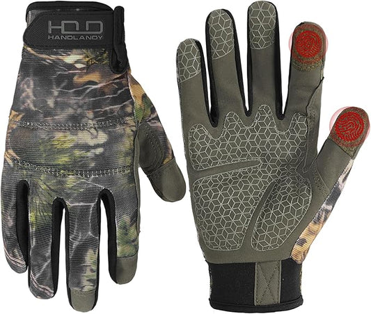 HANDLANDY Work Gloves for Men & Women, Utility Mechanic Working Gloves Touch Screen, Flexible Gardening Gloves for Yard