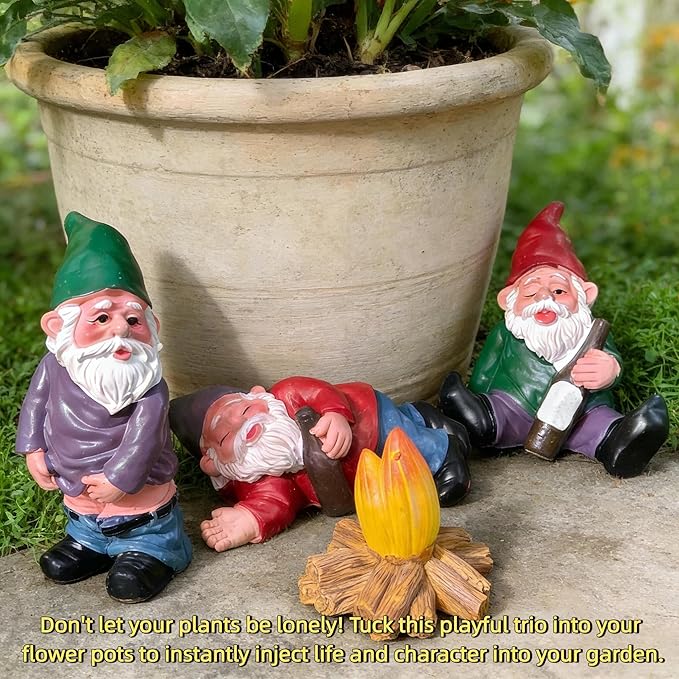 clearance—fairy garden gnomes,mini gnomes,fairy garden accessories,fairy garden,mini gnomes figurines,gnome figurines,mini gnome,small gnomes figurines,miniature garden figurines,mini resin gnomes