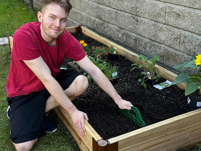 The Row Seeder – Handheld Garden Tool for Precise Seed & Seedling Spacing in Rows & Seed Trays – for Vegetables, Flowers & Herbs. Durable & Ergonomic